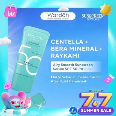 WARDAH - UV Shield Airy Smooth Sunscreen Serum SPF 50 PA++++ 25ml