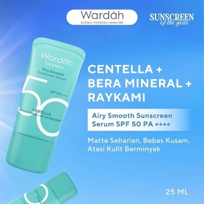 WARDAH Wardah UV Shield Airy Smooth Sunscreen Serum SPF50 PA++++ 25ml