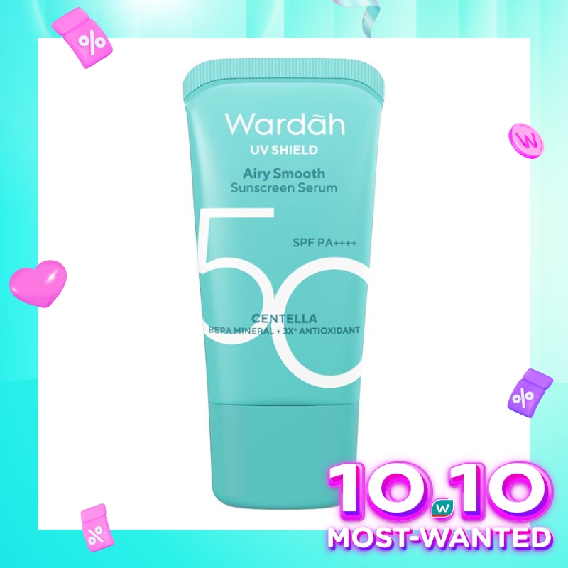 Wardah UV Shield Airy Smooth Sunscreen Serum SPF50 PA++++ 25ml