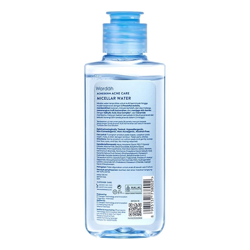 Wardah Acnederm Acne Care Micellar Water 100ml