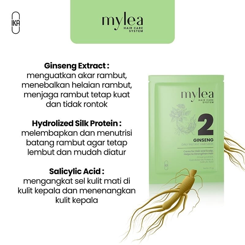 MYLEA HCS GINSENG H/MASK SACHET 25GR