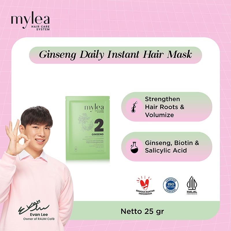MYLEA HCS GINSENG H/MASK SACHET 25GR