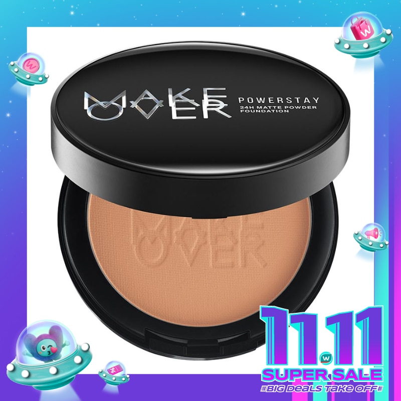 Make Over Powerstay 24H Matte Powder Foundation C62 Rich Cocoa