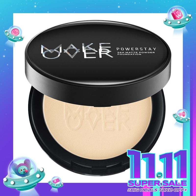 Make Over Powerstay 24H Matte Powder Foundation W22 Warm Ivory