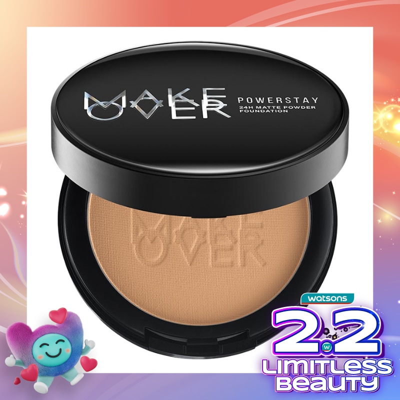MAKE OVER Make Over Powerstay 24H Matte Powder Foundation W40 Creme Sand