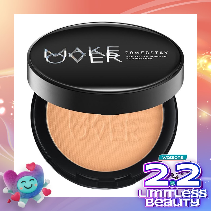 MAKE OVER Make Over Powerstay 24H Matte Powder Foundation W42 Warm Sand