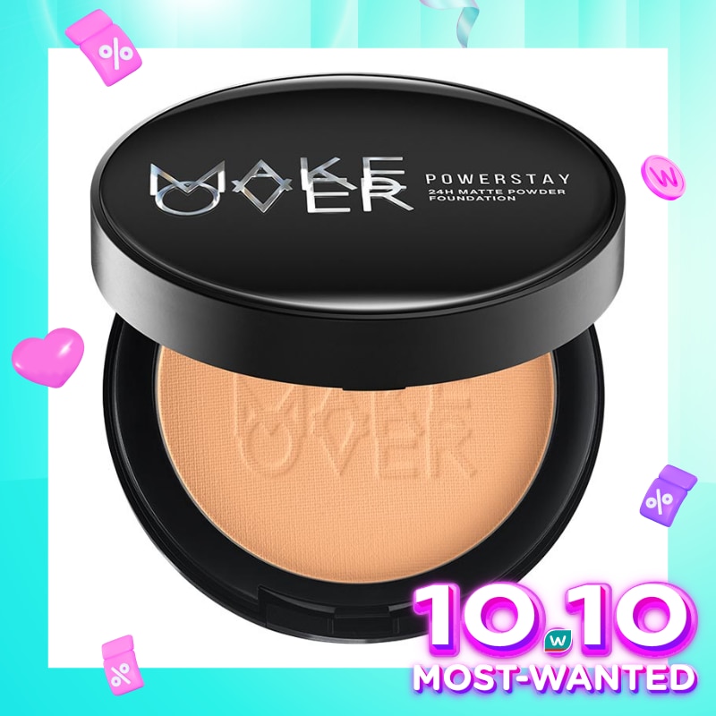 Make Over Powerstay 24H Matte Powder Foundation W42 Warm Sand