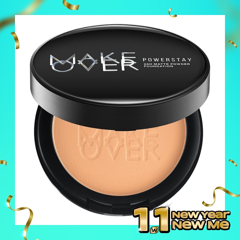 MAKE OVER Make Over Powerstay 24H Matte Powder Foundation W42 Warm Sand