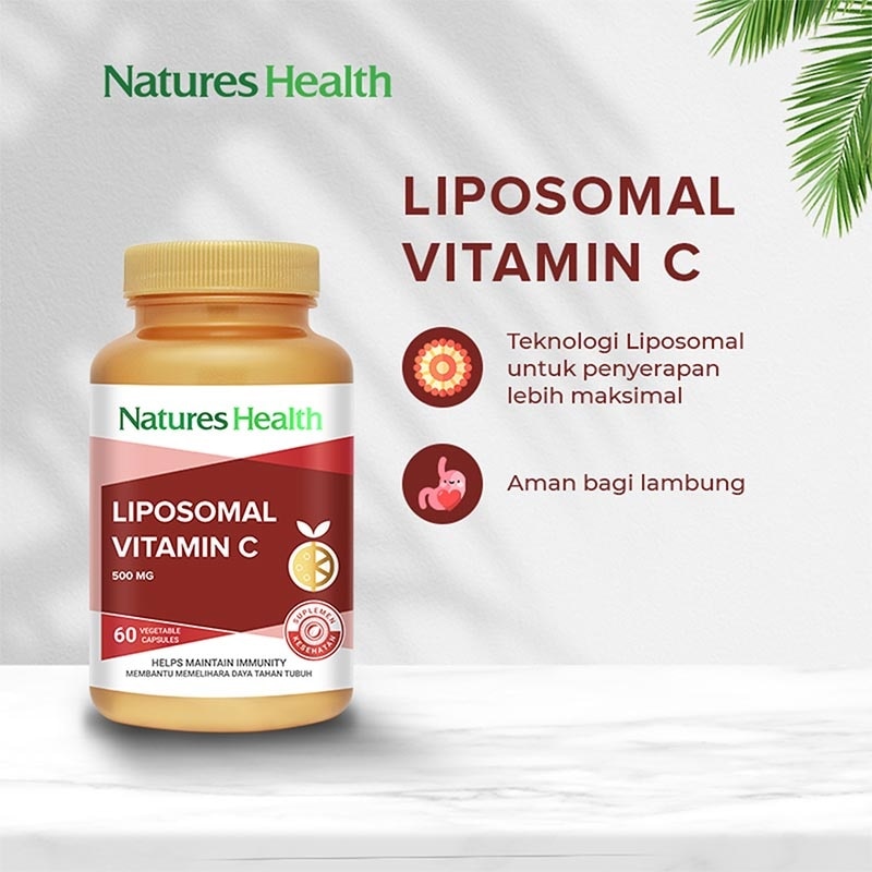 Liposomal Vitamin C 500mg Kapsul 60'S