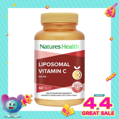 NATURES HEALTH - Liposomal Vitamin C 500mg Kapsul 60'S