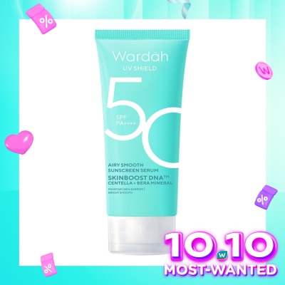 WARDAH Wardah UV Shield Airy Smooth Sunscreen Serum SPF 50 PA++++ 40ml