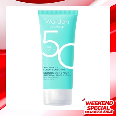 WARDAH Wardah UV Shield Airy Smooth Sunscreen Serum SPF 50 PA++++ 40ml