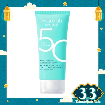 WARDAH Wardah UV Shield Airy Smooth Sunscreen Serum SPF 50 PA++++ 40ml