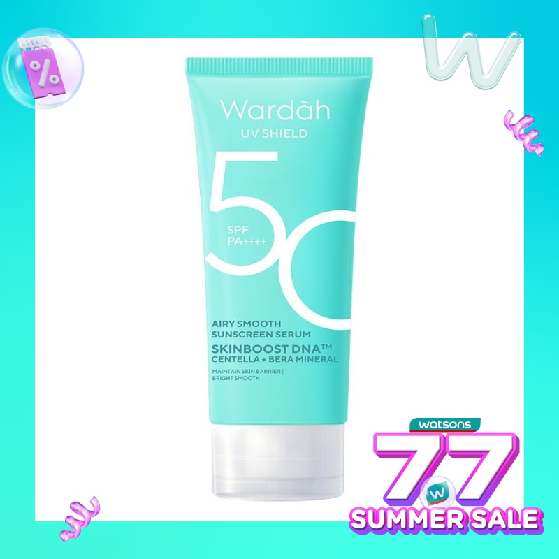 Wardah UV Shield Airy Smooth Sunscreen Serum SPF 50 PA++++ 40ml