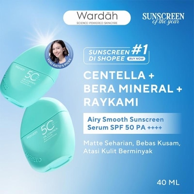 Wardah UV Shield Airy Smooth Sunscreen Serum SPF 50 PA++++ 40ml