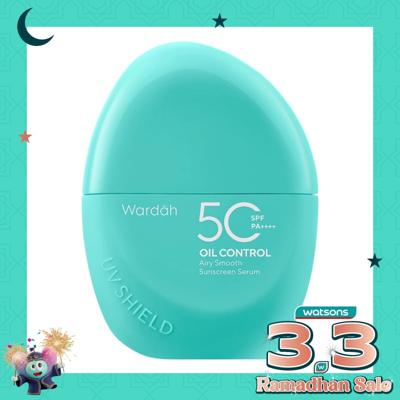 Wardah UV Shield Airy Smooth Sunscreen Serum SPF 50 PA++++ 40ml