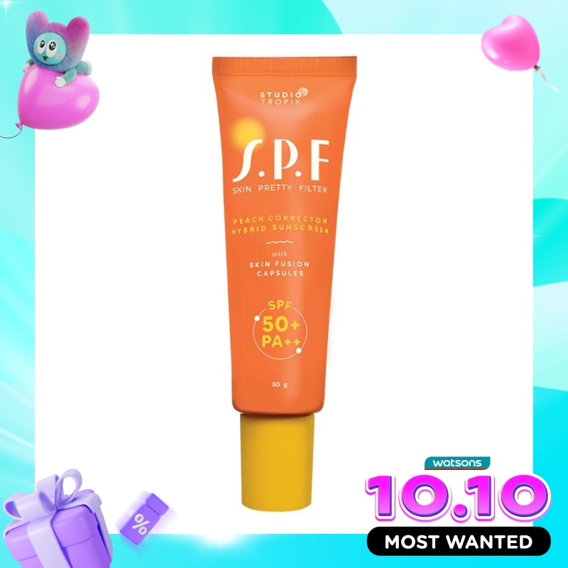 Studio Tropik SSPF 50+ PA++ (Peach) Skin Pretty Filter 50g image