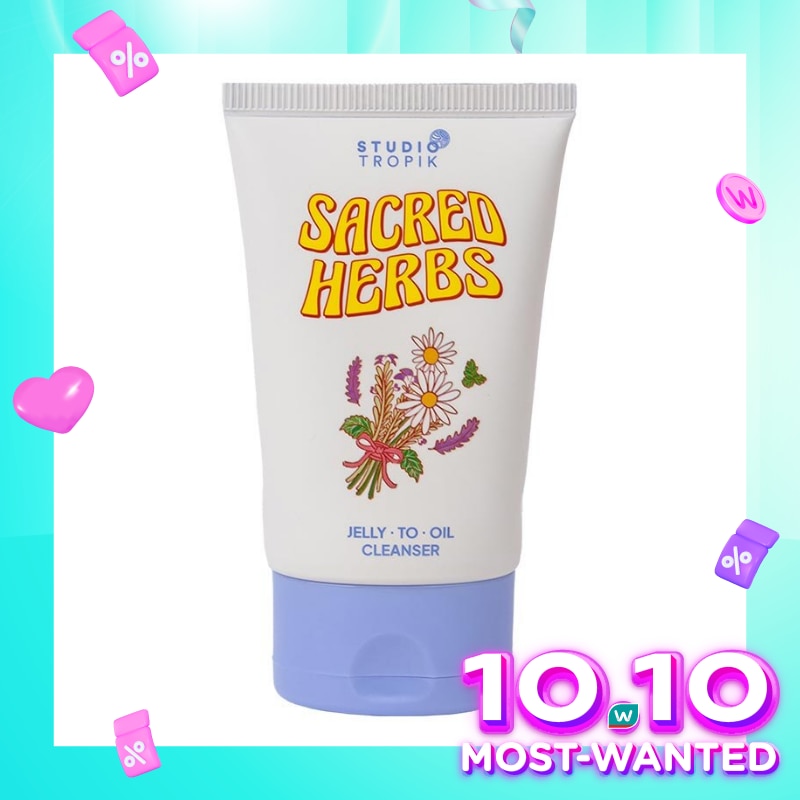 Studio Tropik Jelly-To-Oil Cleanser - SACRED HERBS 80g
