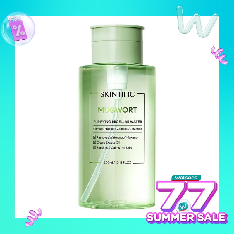 SKINTIFIC MUGWORT PURIFY MCLR WTR 300ML