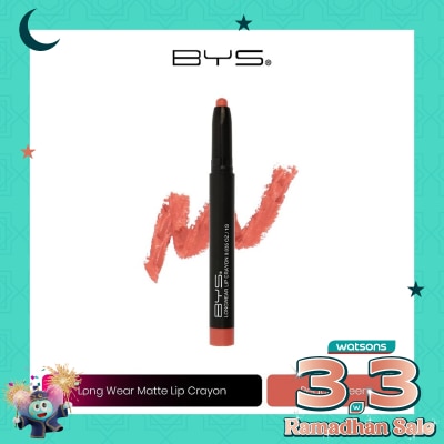 BYS BYS Longwear Matte Lip Crayon M01 Peachy Keen 1g