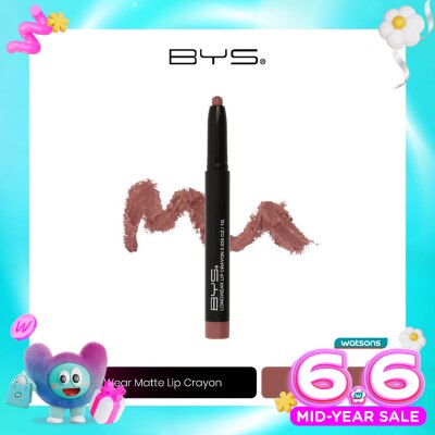 BYS - BYS Longwear Matte Lip Crayon M02 Mocha 1g