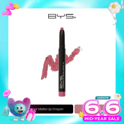 BYS - BYS Longwear Matte Lip Crayon M03 Shy Blush 1g