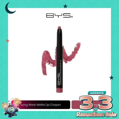 BYS BYS Longwear Matte Lip Crayon M04 Blossoming 1g