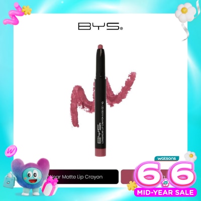 BYS - BYS Longwear Matte Lip Crayon M04 Blossoming 1g