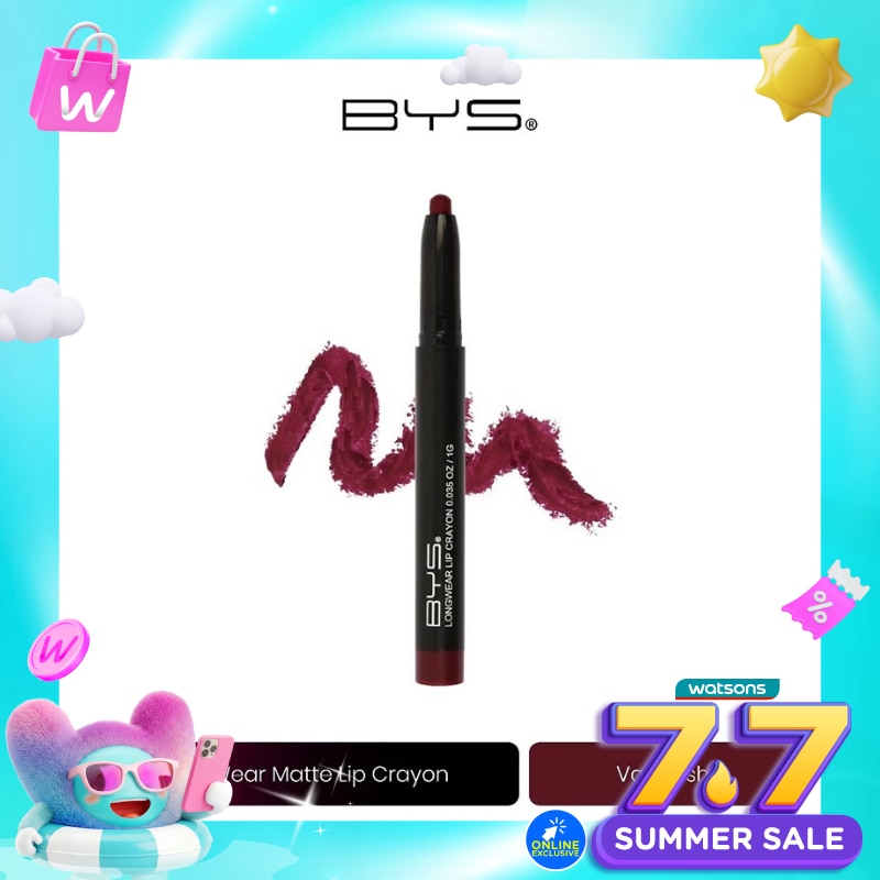 BYS Longwear Matte Lip Crayon M06 Vampish 1g