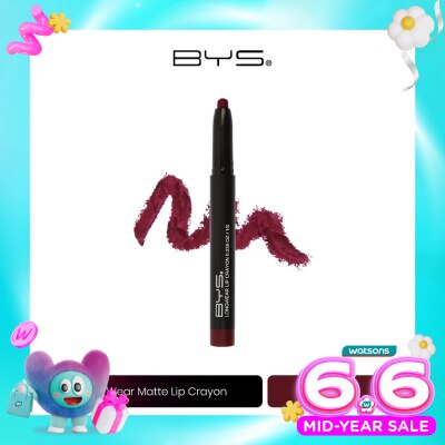 BYS - BYS Longwear Matte Lip Crayon M06 Vampish 1g