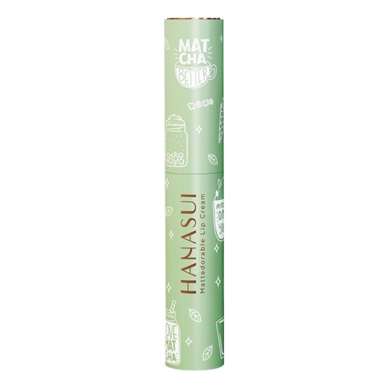 Hanasui Mattedorable Lip Cream Matchalicious #01