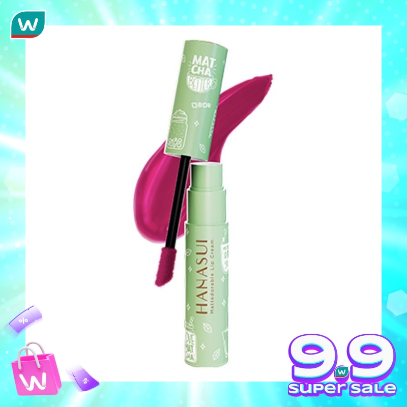 HANASUI Hanasui Mattedorable Lip Cream Matchalicious #01