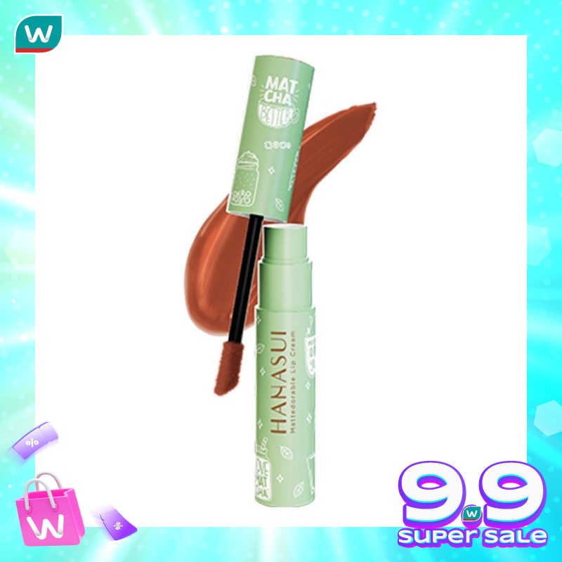 HANASUI Hanasui Mattedorable Lip Cream Matchaciano #03