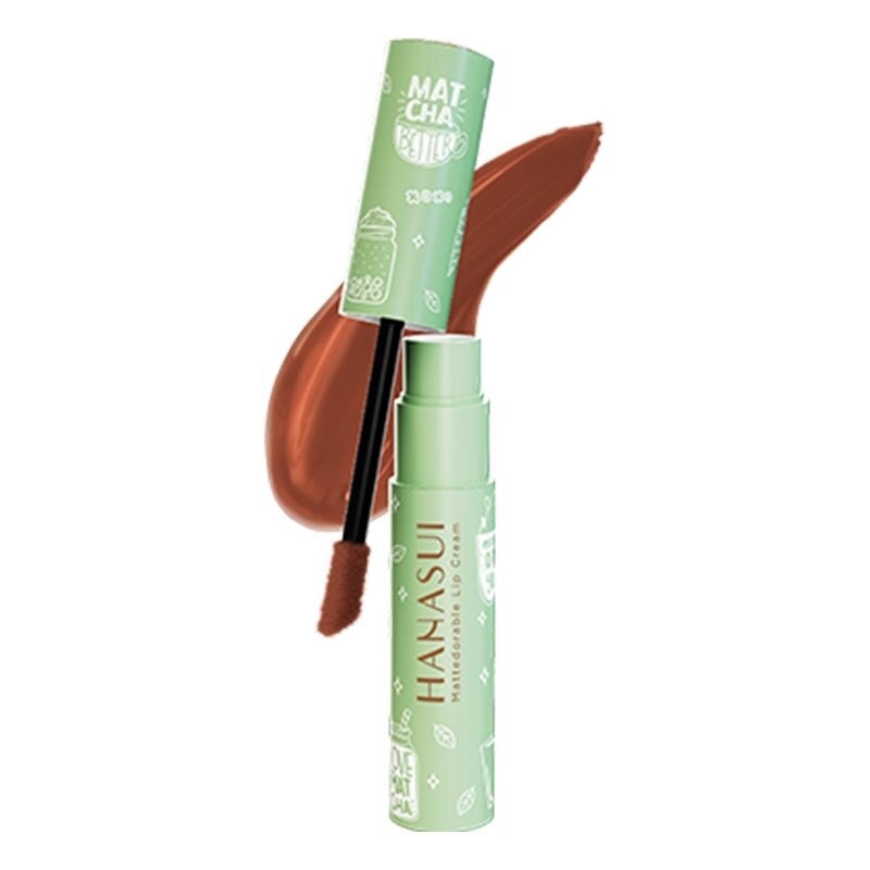 Hanasui Mattedorable Lip Cream Matchalover #04