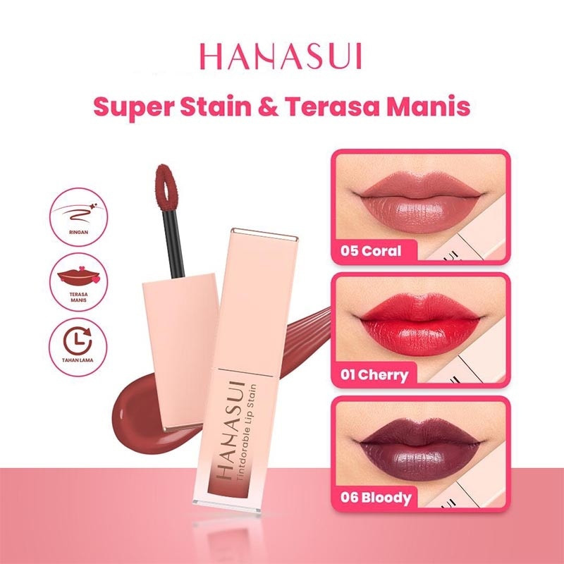Hanasui Tintdorable Lip Stain Rosy #8