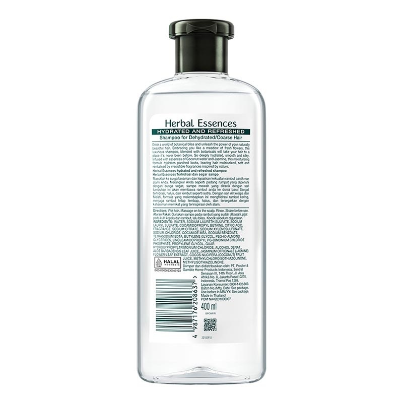Shampoo Classics Hydrated and Refreshed Coconut Water 400ml