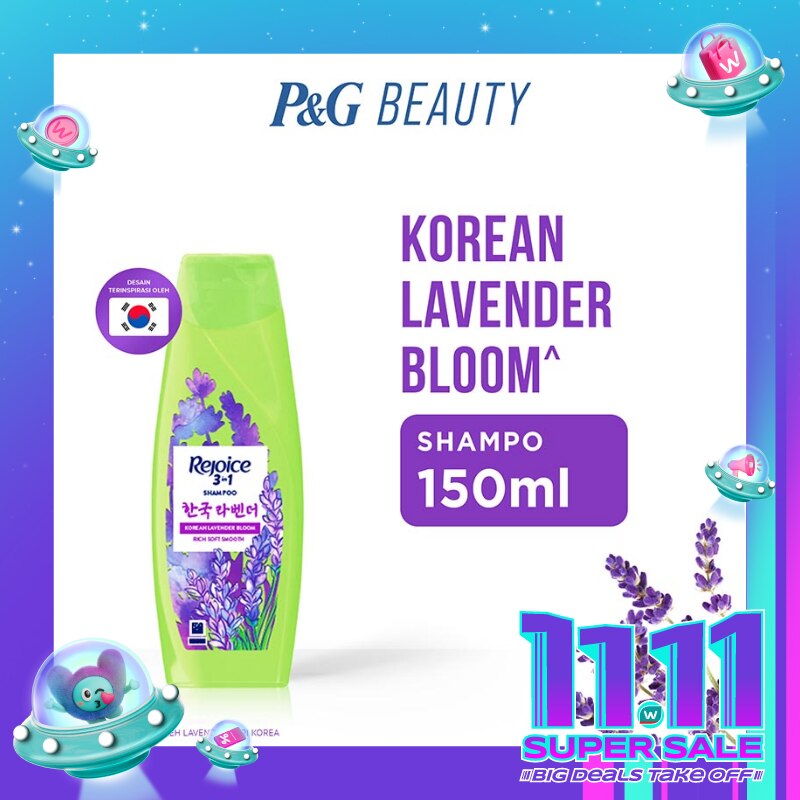 Shampoo 3in1 Korean Lavender 150ml