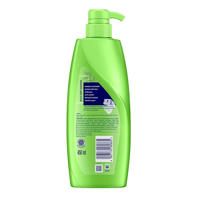 Shampoo 3in1 Korean Lavender 450ml