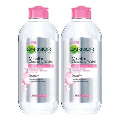 GARNIER Garnier Micellar Cleansing Water Pink 400ml Bundle