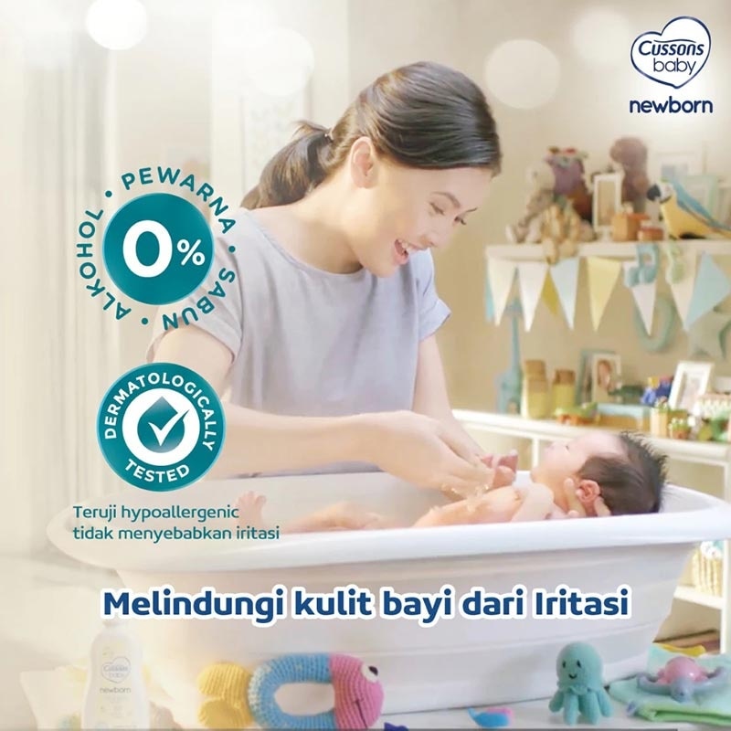 Cussons Baby Hair & Body Wash Newborn Refill 400ml