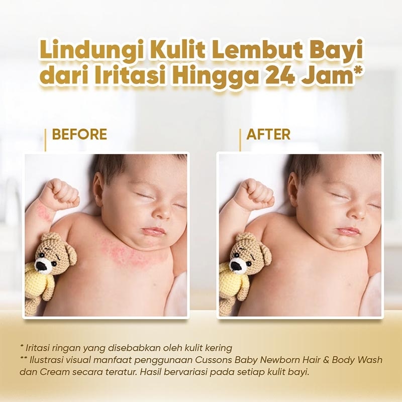 Cussons Baby Hair & Body Wash Newborn Refill 400ml