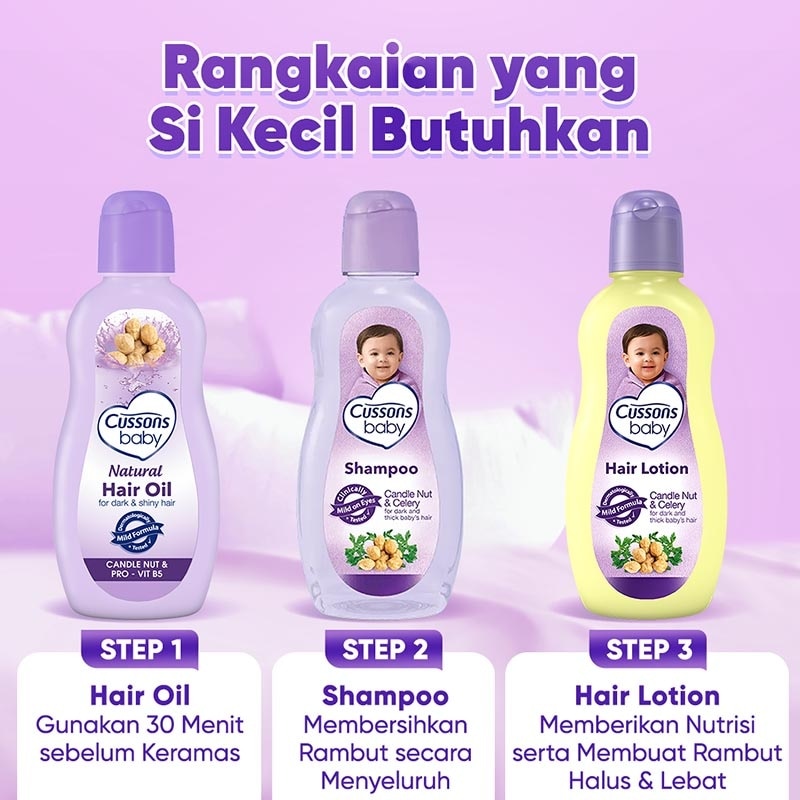 Cussons Baby Hair Lotion Candle Nut & Celery 100ml