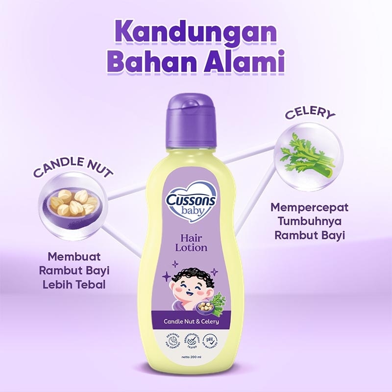 Cussons Baby Hair Lotion Candle Nut & Celery 100ml