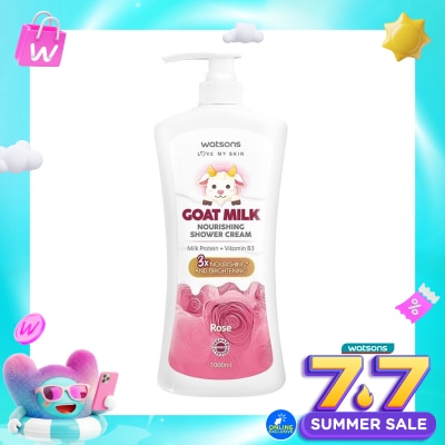 WATSONS - W GOATMILK ROSE BW 1000ML