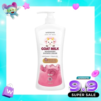 WATSONS COLLECTION - Goat Milk Nourishing Rose Shower Cream 1000ml image