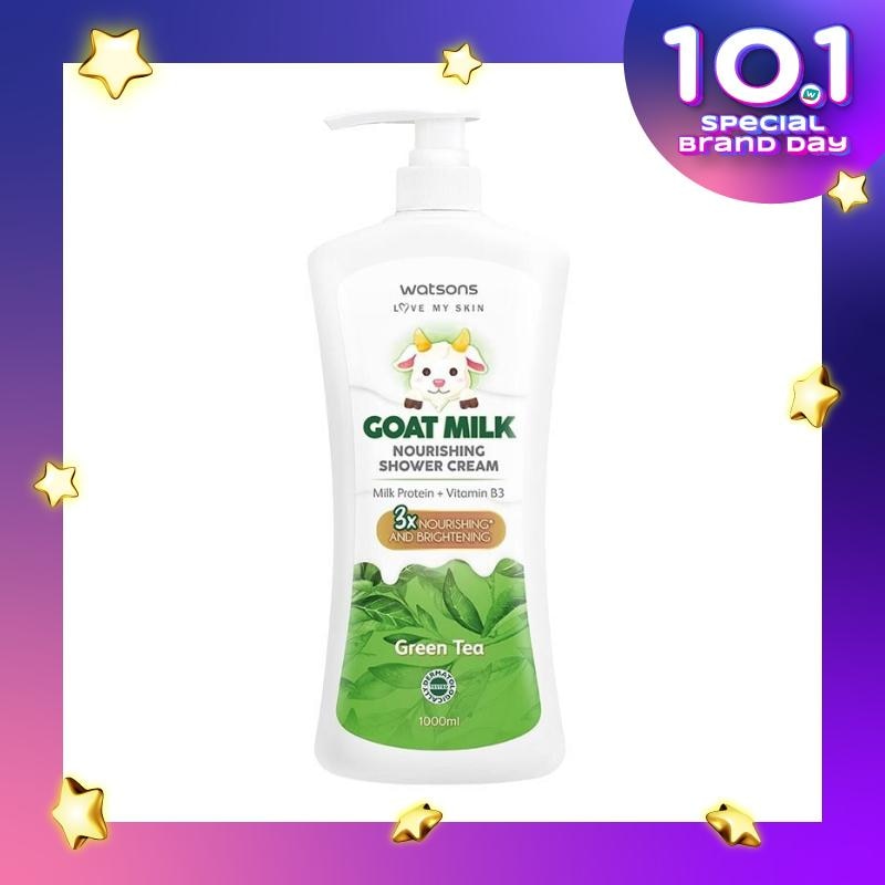 W GOATMILK GRN TEA BW 1000ML