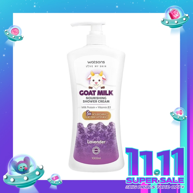 Goat Milk Nourishing Lavender Shower Cream 1000ml