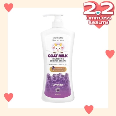 WATSONS W GOATMILK LAVENDER BW 1000ML