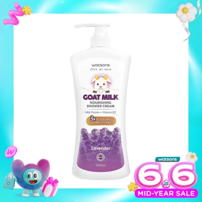 WATSONS COLLECTION - Goat Milk Nourishing Lavender Shower Cream 1000ml