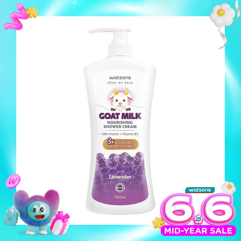 Goat Milk Nourishing Lavender Shower Cream 1000ml